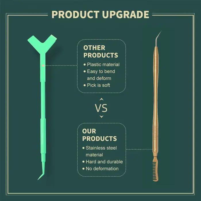Kit de recourbe-cils, bâton de permanente, applicateur cosmétique en acier inoxydable, peigne, outil
