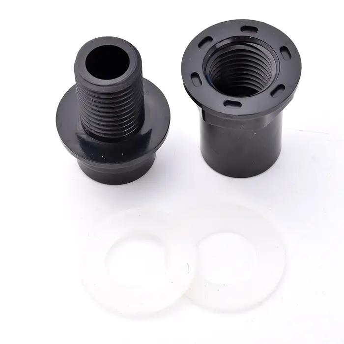 Connecteur d'aquarium noir/bleu/blanc, 20 ~ 50mm, tuyau étanche en PVC, raccord droit pour Aquarium,
