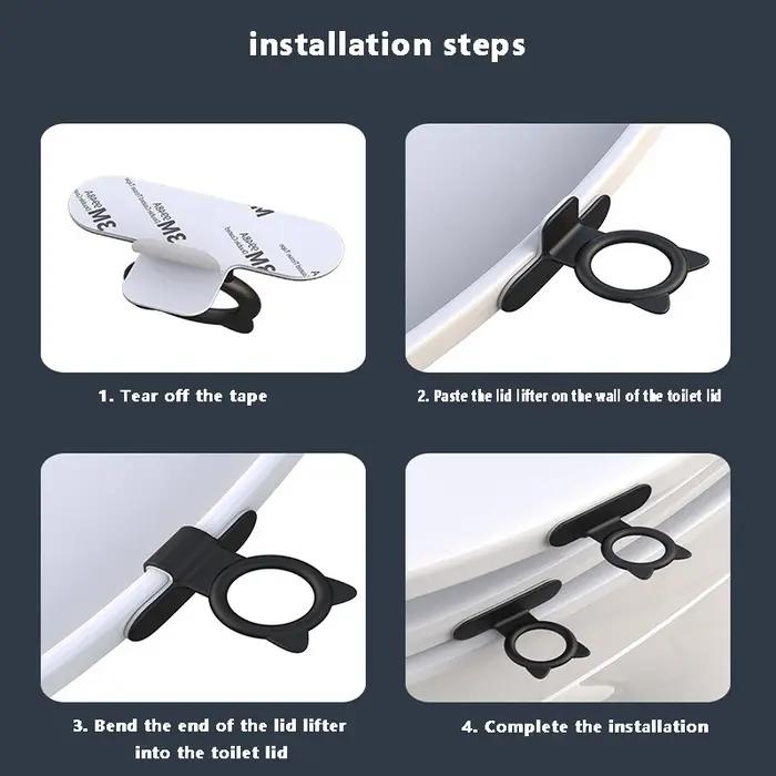 Lève-siège de toilette multifonction, dispositif de levage de toilette, évite de toucher le couvercl