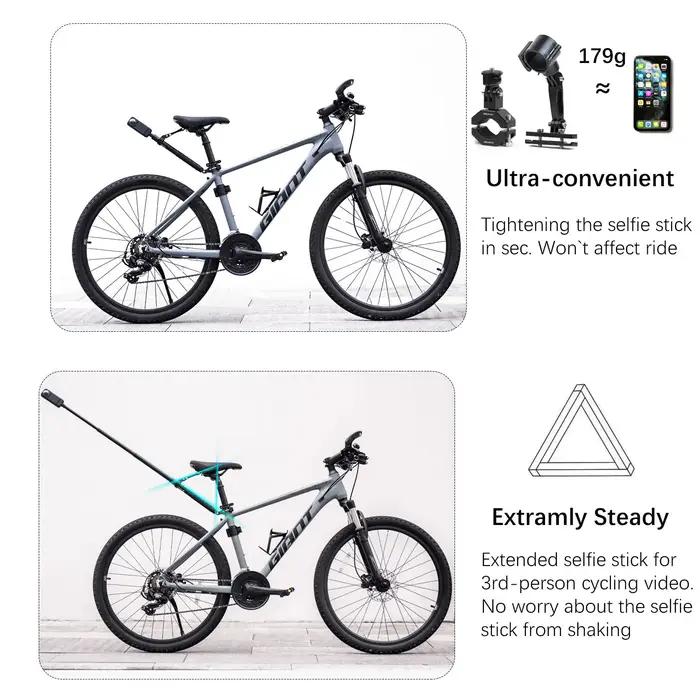 Camsteer – siège post-poste de vélo Premium, support de vue pour 3ème personne, pour GoPro Max2 Hero