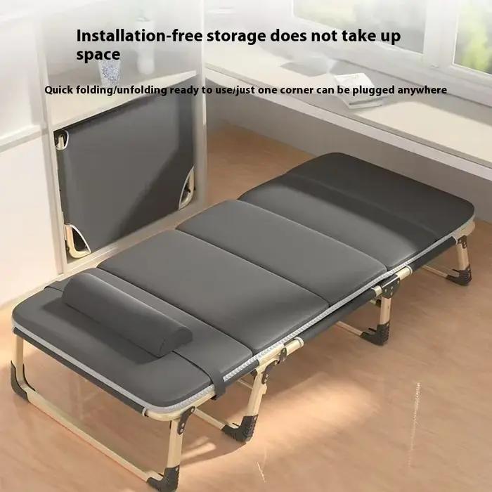 Lit pliant lit simple maison lit de sieste simple bureau lit de sieste en plein air chaise inclinabl