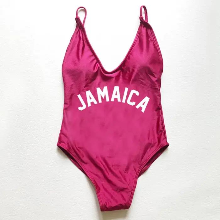 Maillot de bain une pièce femme JAMAICA rembourré sexy pour plage piscine été activité aquatique détente garde-robe estivale