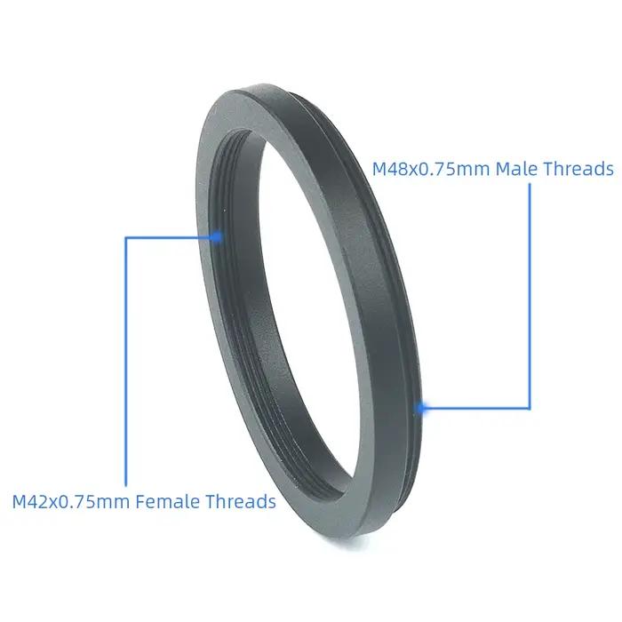 EYSDON – adaptateur d'anneau en T de Conversion M48 à M42, transforme mâle vers convertisseur de tél