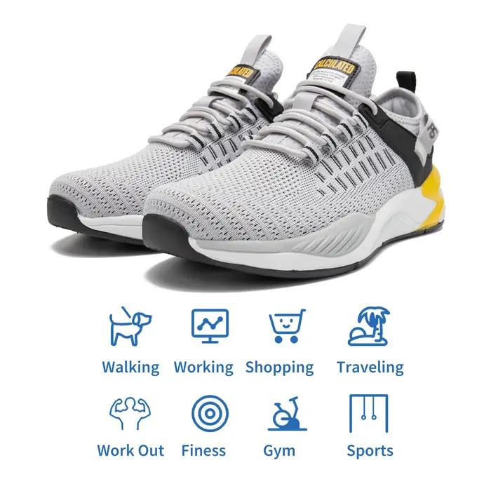Chaussures de course légères et absorbantes Baasploa antidérapantes pour hommes tennis jogging activités sportives quotidiennes
