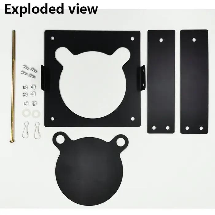 Cible Portable détachable en forme d'ours de 10CM, fronde intérieure et extérieure, pistolet à Air,