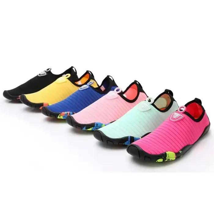 Chaussures de gymnastique d'intérieur unisexes, chaussures de plage à interférence de vitesse en ple