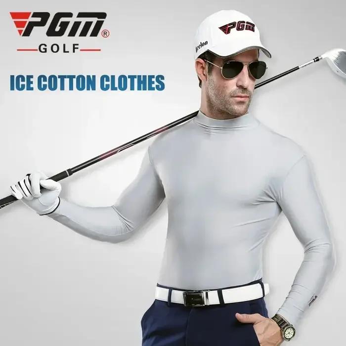 PGM – chemise de Golf pour hommes, sous-vêtements à manches longues, T-shirts en soie glacée rafraîc