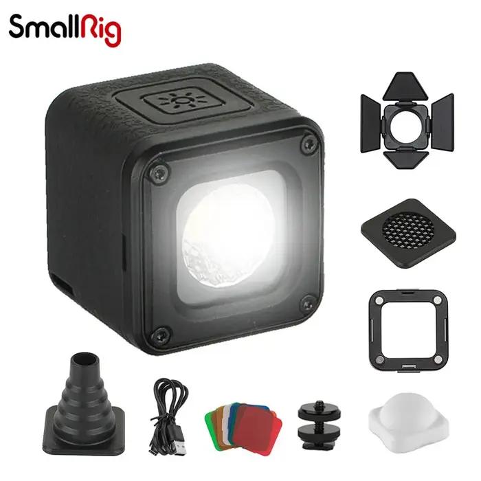 SmallRig RM01 lumière vidéo LED 5600K lumière de photographie avec 8 filtres de couleur kit d'éclair