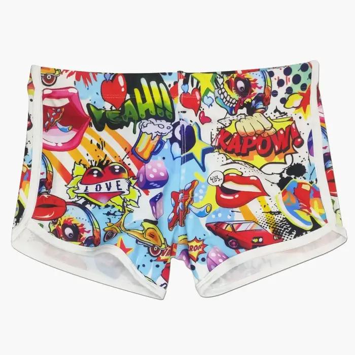 Short de bain homme mode dessin animé - Séchage rapide plage surf sport été