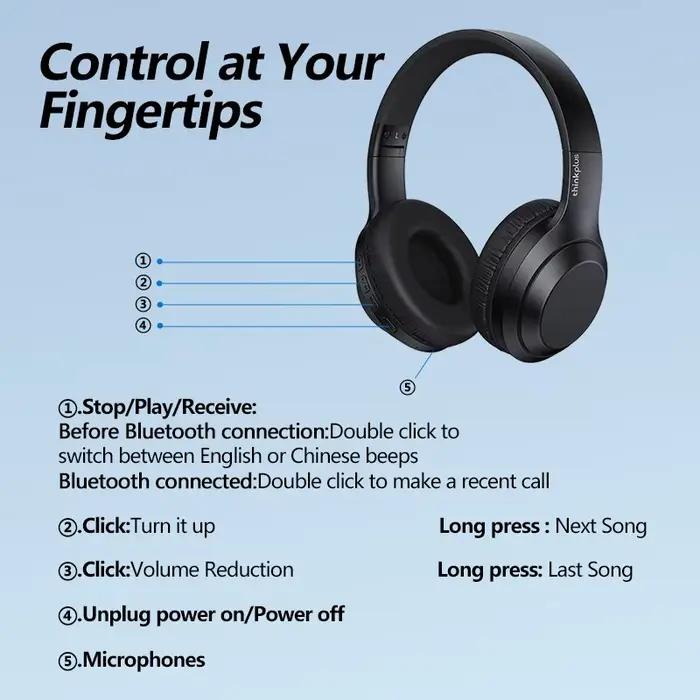 Lenovo Thinkplus TH10 TWS Casque Stéréo Bluetooth Écouteurs Musique Casque avec Micro pour Mobile iP