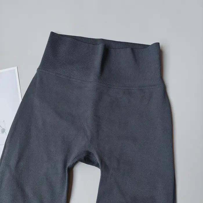 Leggings de Yoga évasés taille haute sans couture, pantalons de Fitness à cloche pour femmes, Leggin