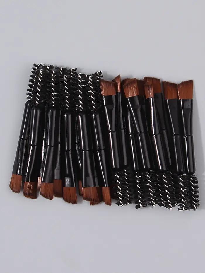 Mini brosse de maquillage multifonctionnelle pour les yeux, brosse à cils à double tête, brosse pour