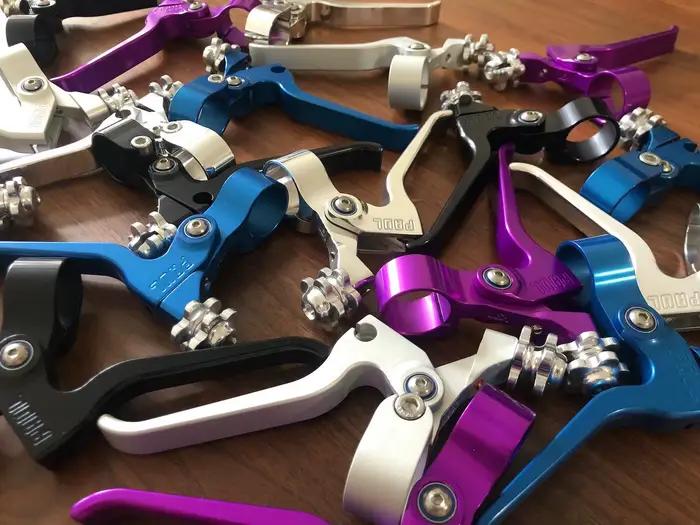 Poignée de frein à disque levier pince tissu de frein pour vélo VTT et route réglage précis