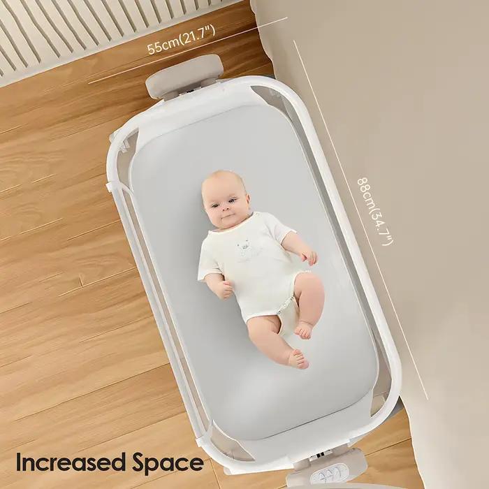 Berceau électrique pour bébé, berceau à bascule, lit cododo pour nouveau-né, lit d'appoint pour bébé