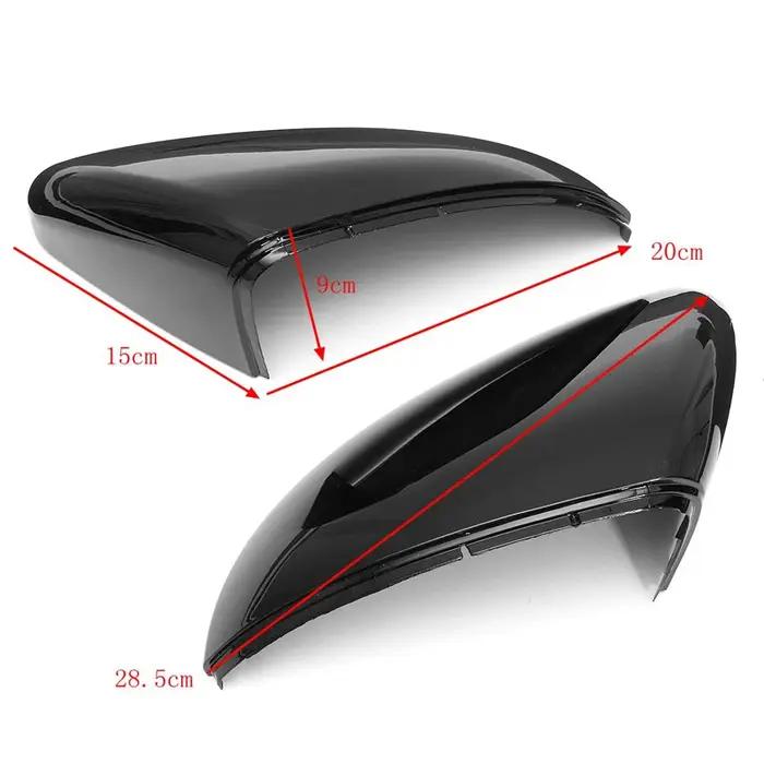 Boîtier de couvercle de rétroviseur de remplacement pour VW Golf 7 MK7 GTI 2014 – 18, noir/blanc/car