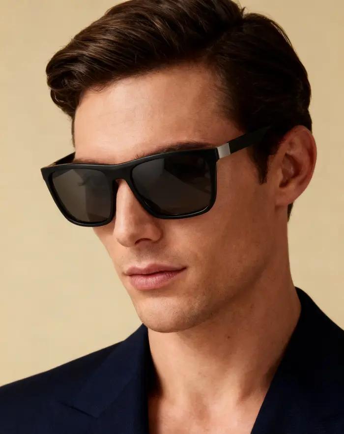 Lunettes de soleil polarisées vintage carrées pour hommes et femmes, idéales pour la conduite, la pê