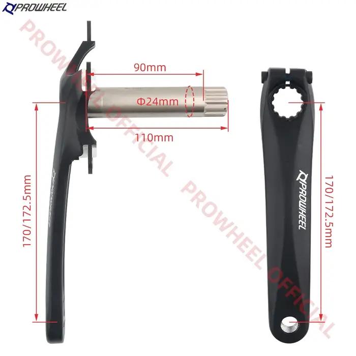 Prowheel jeu de carter de vélo de route 110BCD 130BCD 170mm 172.5mm BB pédalier pliant pédalier de v
