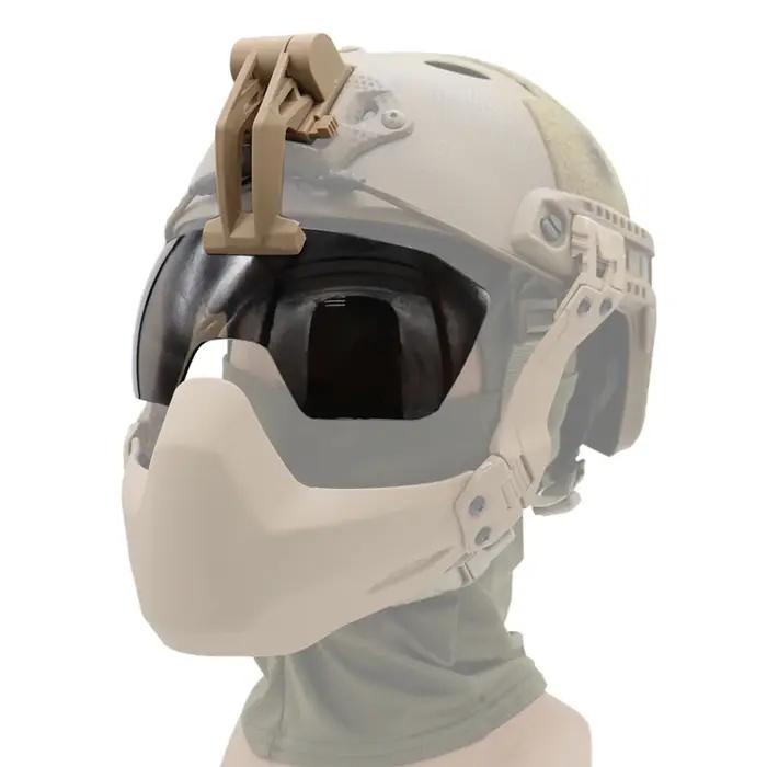 Dulhelmet-Lunettes de protection anti-buée coupe-vent, casque rapide, lunettes de paintball Airsoft,