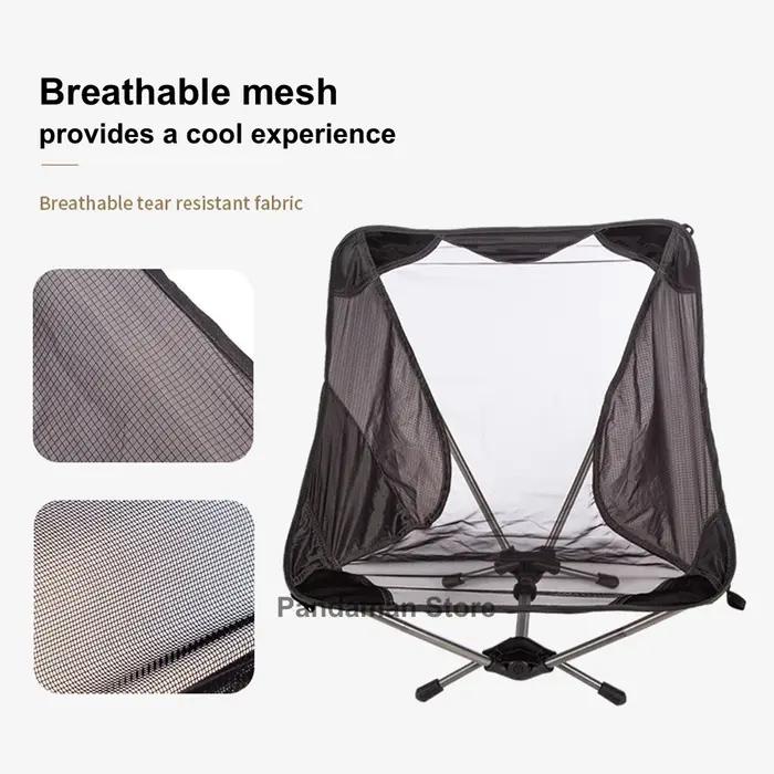 Chaise Pliante Ultra Légère pour Canoë, Camping, Randonnée - Pliable et Transportable