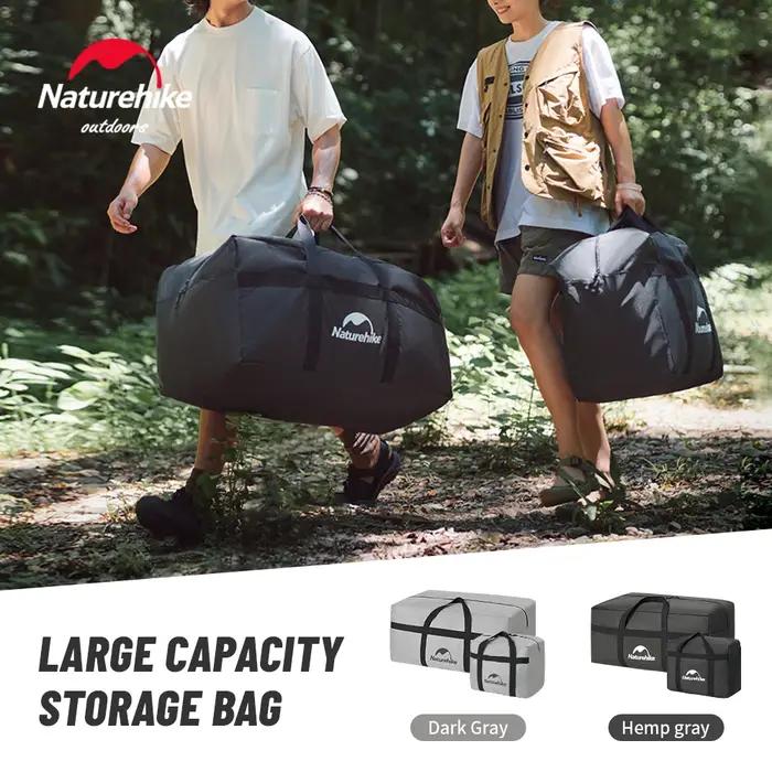 Natureifa-Sacs de rangement pliants de grande capacité, sac de transport, accessoires de camping, sa