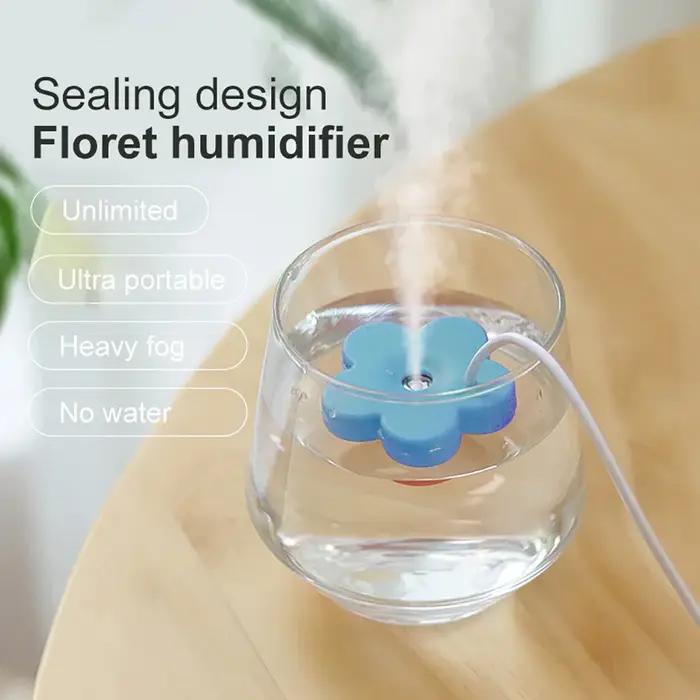 Humidificateurs d'aromathérapie portables DC 5V 1A, mini diffuseurs d'aromathérapie, brumisateur sil