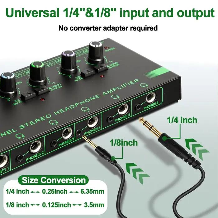 Mini amplificateur de casque Depusheng nouveau amplificateur Audio stéréo Ultra-Compact 4/6 canaux a