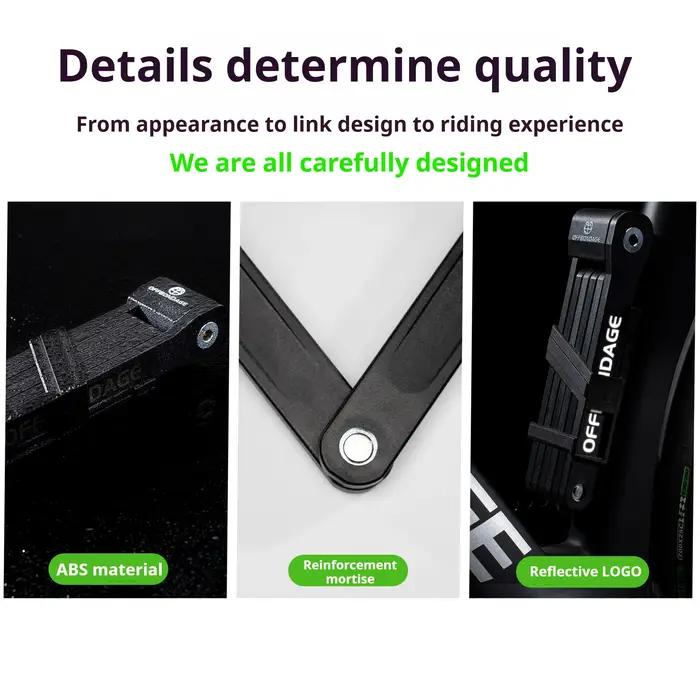 Antivol pliable OFFBONDAGE pour vélo VTT vélo de route trottinette vélo électrique sécurité haute accessoire vélo occasionnels aventuriers passionnés