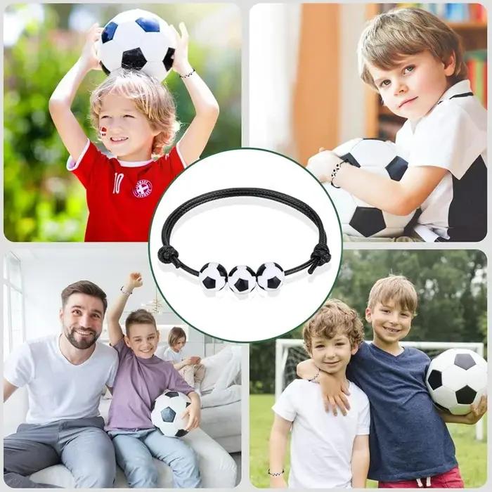 10/20 pièces sport fête charme Football bracelet capitaine Football Bracelets inspirants Bracelets S