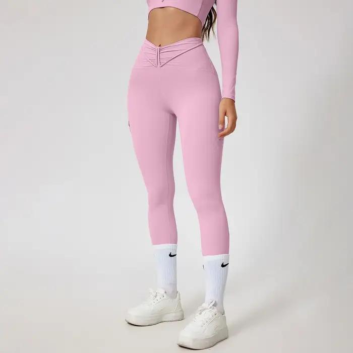 Cloud Hide – pantalons de sport violets pour femmes, longs pantalons de Yoga, d'entraînement à domic
