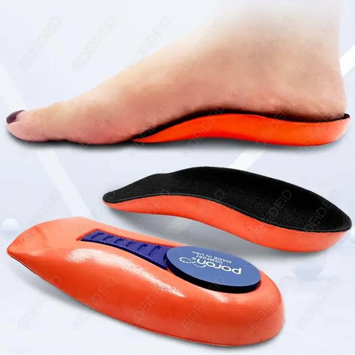 Semelles orthopédiques de Sport élastiques pour pieds hommes femmes EVA Absorption des chocs demi-chaussures coussin pour la course à pied basket-ball soins du Sport