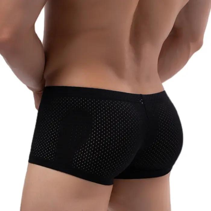 Culotte Homme Caleçon Maille Sexy Respirante Boxers Doux Boxershorts Pour Entraînement Compétition Occasions Spéciales