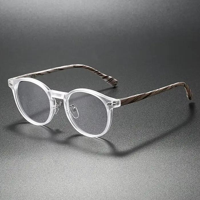 KAMMPT Vintage lunettes rondes mode rétro bleu lumière bloquant lunettes à la mode Design élégant co