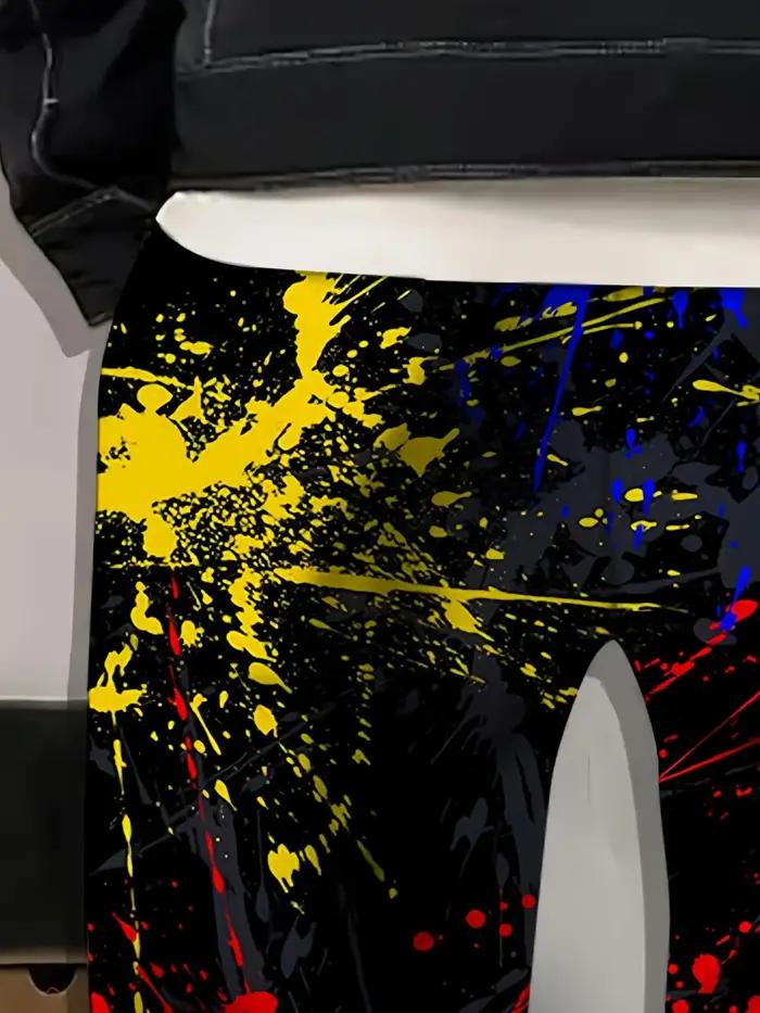 Mode hommes 2025 pantalons de survêtement Graffiti imprimé Joggers pantalon ajusté pantalon de salon