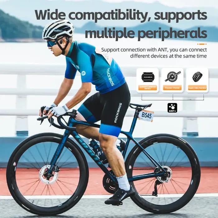 ROCKBROS GPS ordinateur de vélo capteurs de vitesse ordinateur de vélo vtt route type-c étanche capt