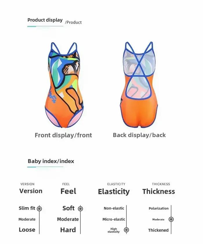Yingfa maillot de bain professionnel femme course une pièce sport entraînement maillot de bain améli