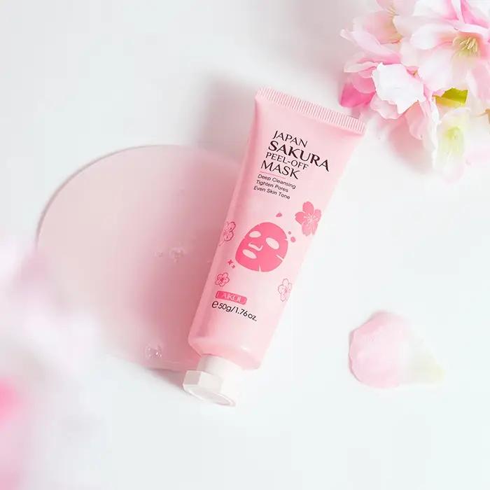 LAIKOU japon Sakura ensemble de soins de la peau Kit Anti-âge hydratant lissage des rides éclatage s
