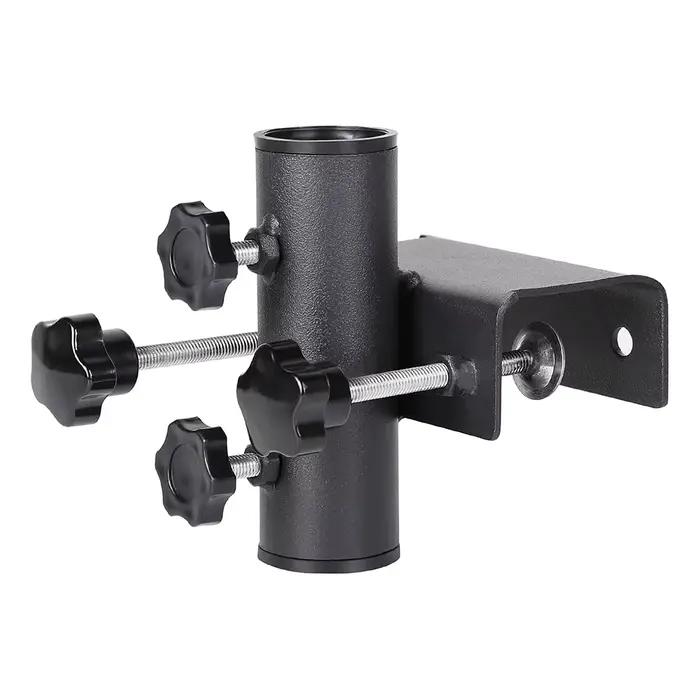 Support de parasol pour balcon, pince de fixation adaptée aux clôtures de jardin de 23 mm à 38 mm, s