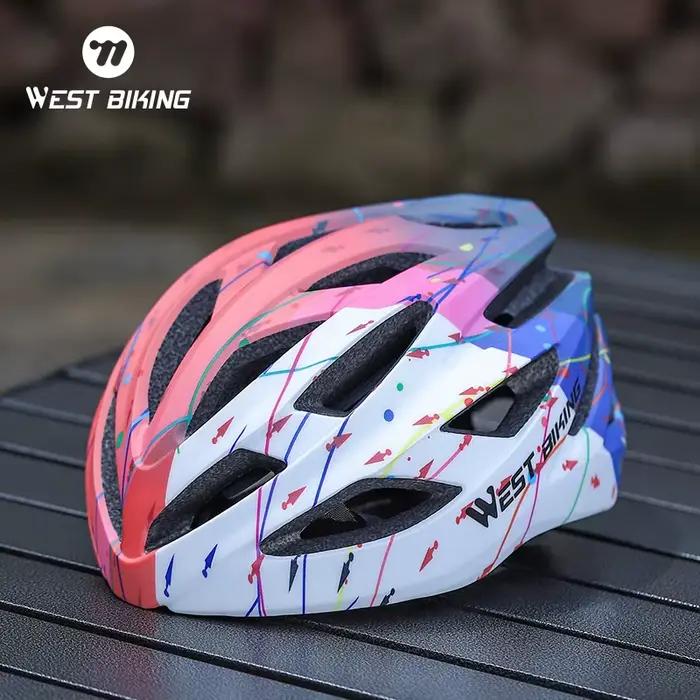 Casque de vélo léger pour femme multicolore aérodynamique vélo de route planche à roulettes occassions spéciales