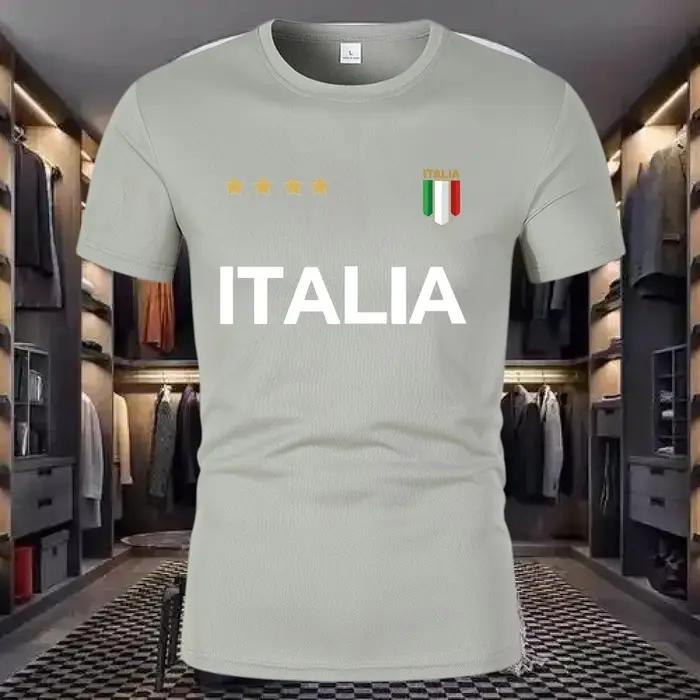 T-shirt respirant à col rond et manches amples pour homme style décontracté et polyvalent idéal été et tenues professionnelles