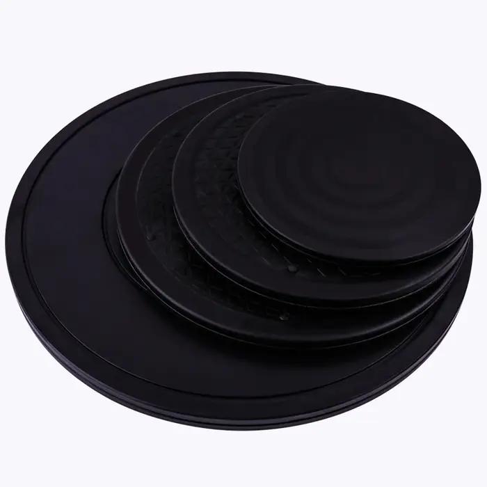 Support roulements à billes en acier pivotant robuste de 8 à 12 pouces pour moniteur TV plateau tour
