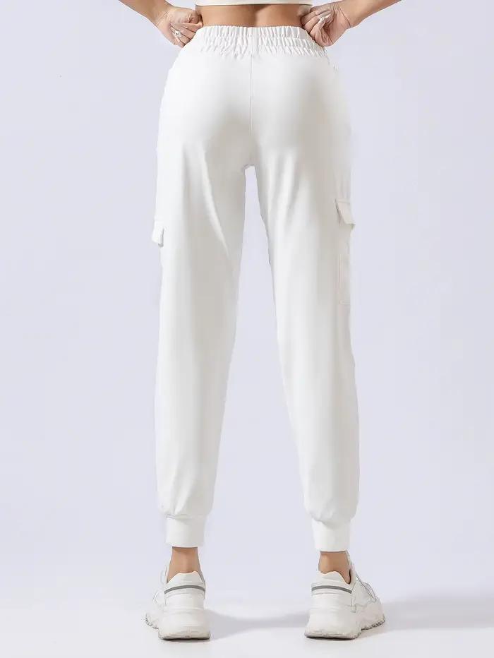 Pantalon survêtement épais polaire femme ample décontracté grande taille pieds groupés hiver 2024