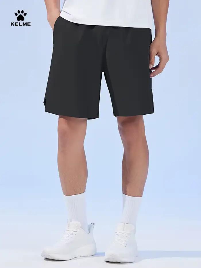 KELME – short de sport tissé pour hommes, séchage rapide, entraînement, course à pied, Fitness, cinq