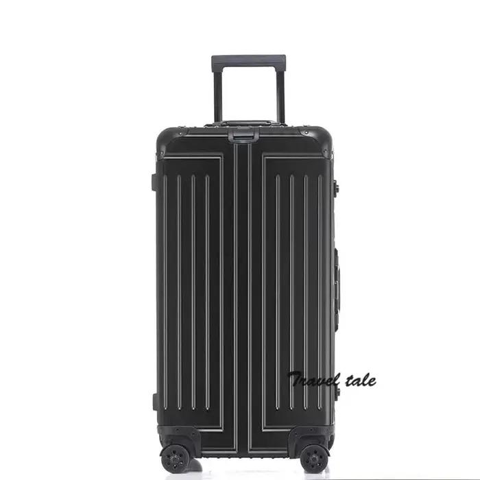Carrylove 26 "28" 30 pouces grand chariot en aluminium valise coffre métallique grand sac à bagages