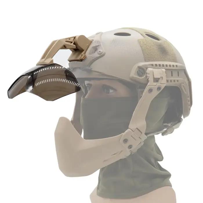 Dulhelmet-Lunettes de protection anti-buée coupe-vent, casque rapide, lunettes de paintball Airsoft,