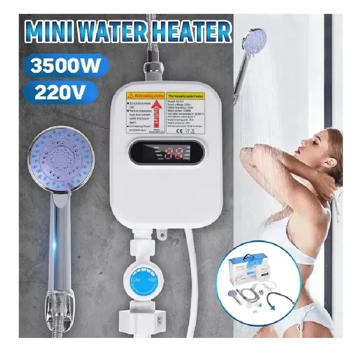 Chauffe-eau électrique instantané sans réservoir 3500W, prise EU/US, 220/110V, pour robinet de salle