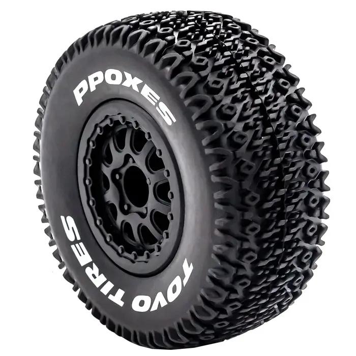 Pneus de camion de parcours court 112mm 1/10, roue hexagonale de 12mm pour voiture Slash Arrma Sento