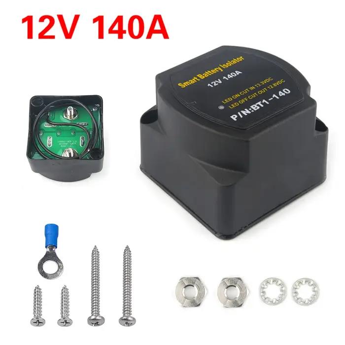 Isolateur de batterie double intelligent 12V ou 24V, relais de Charge divisé sensible à la tension,