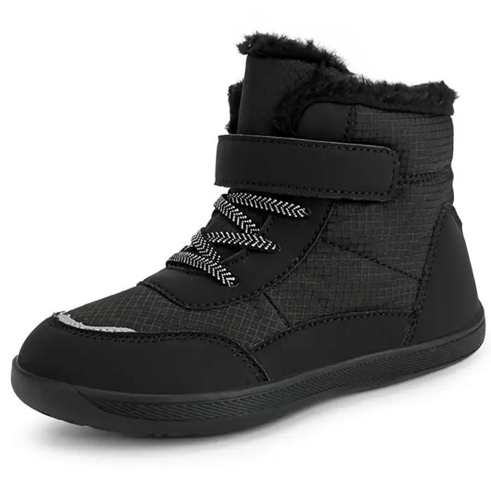 Bottes de neige enfants pieds nus bout large 2024 - Confort hiver garçons filles