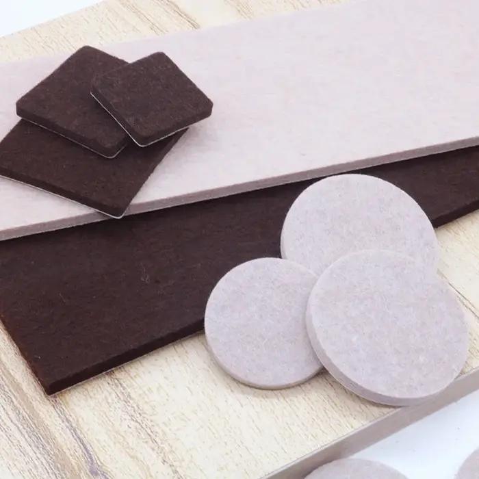 Coussinets de pieds de chaise en feutre, 18 à 128 pièces, 5mm d'épaisseur, tapis de protection contr