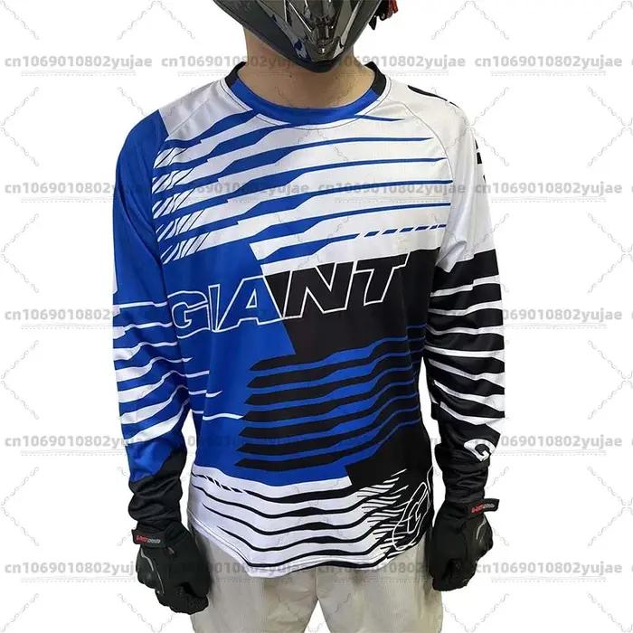 Maillot vtt géant DH motocross descente sweat Enduro maillot à manches longues BMX VTT chemise à man